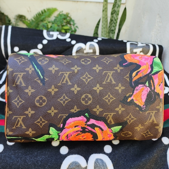 Authentic Louis Vuitton Limited Edition Stephen Sprouse Roses Speedy 30 - Picture 5 of 16